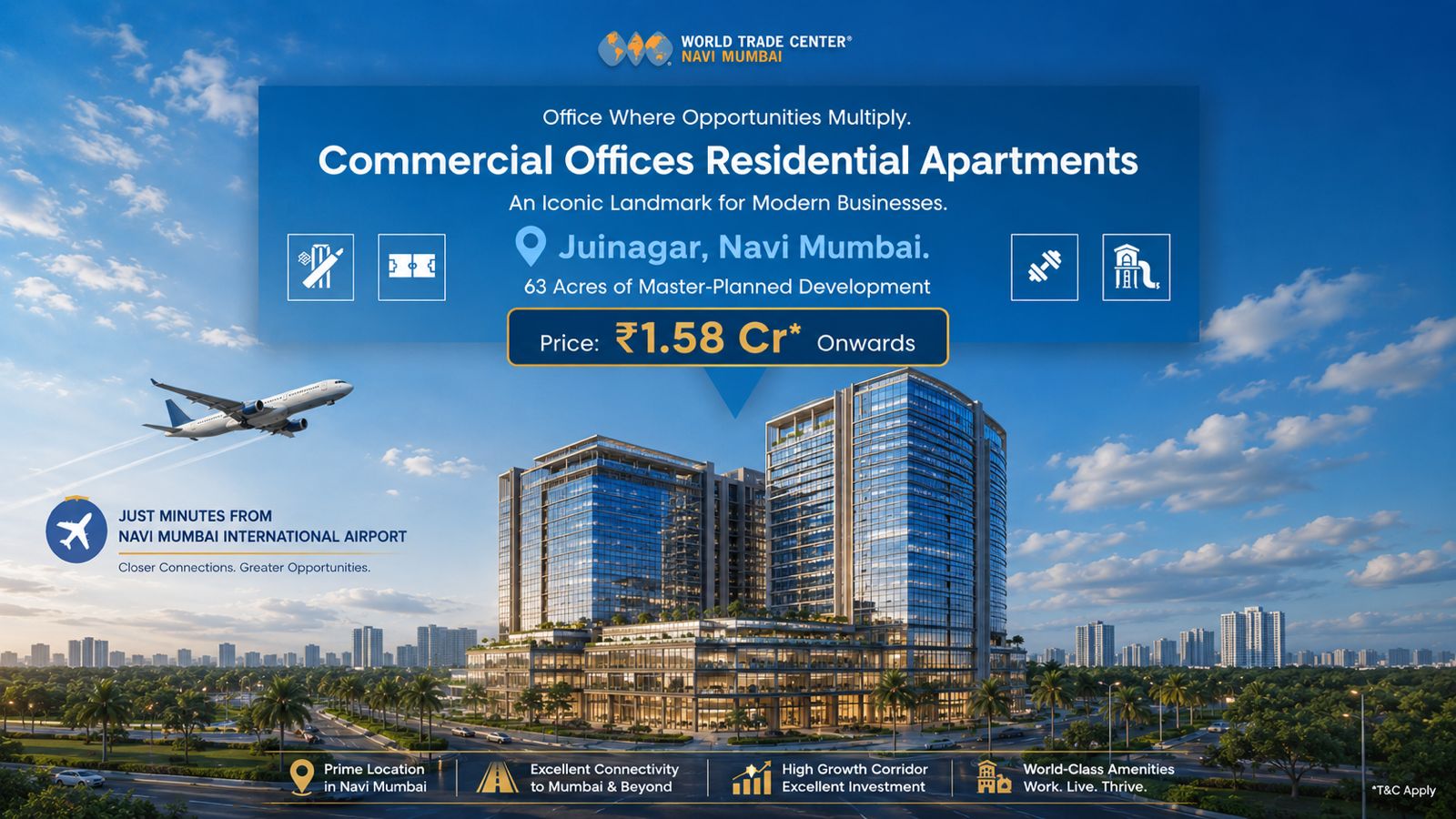Raheja Prime Two World Trade Center Vashi NX